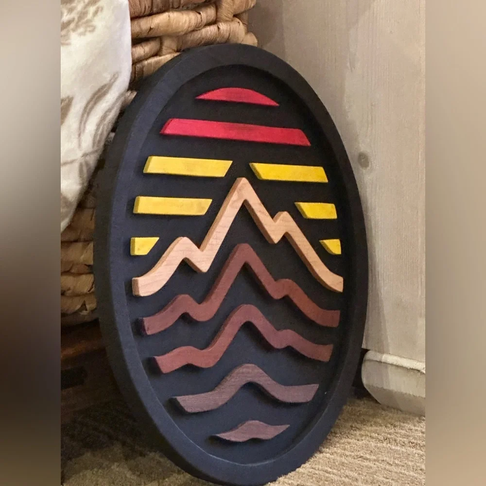 NEW Wood Mountain Wall Sign